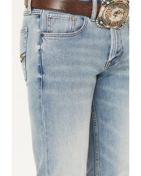Calça Jeans Masculina RANK 45® Bunker Wash Ambush Slim Straight Stretch Denim