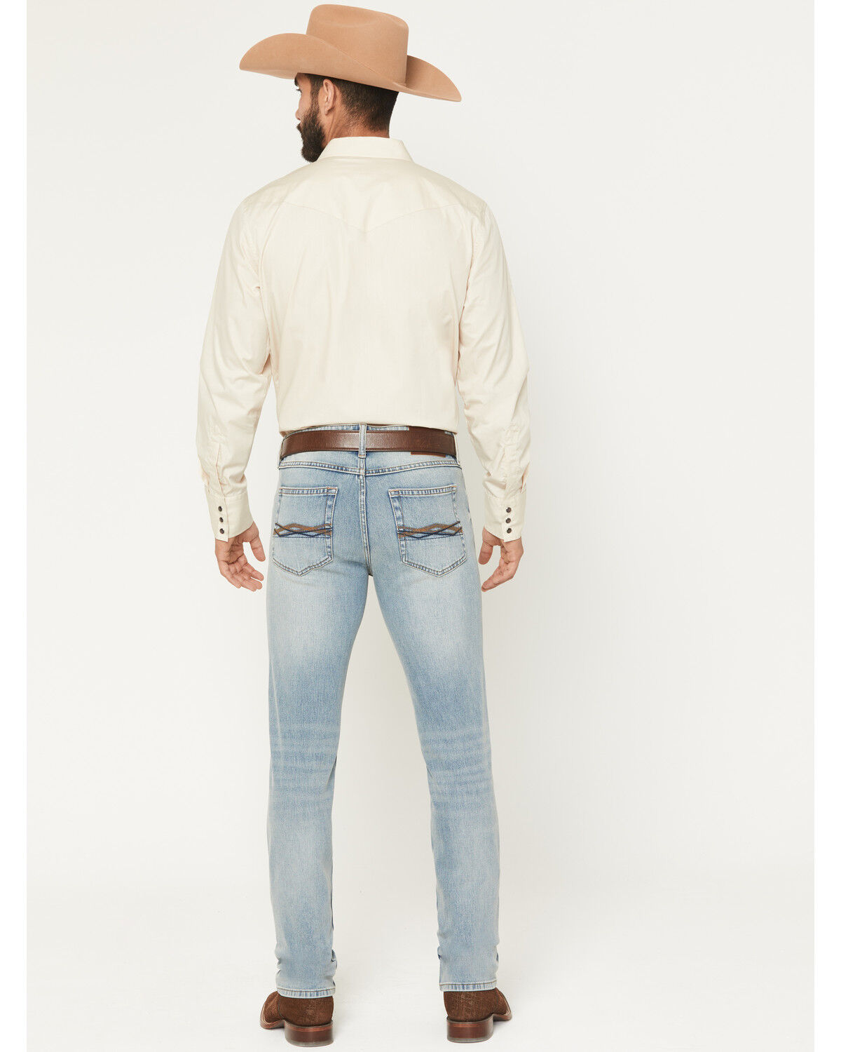 Calça Jeans Masculina RANK 45® Bunker Wash Ambush Slim Straight Stretch Denim