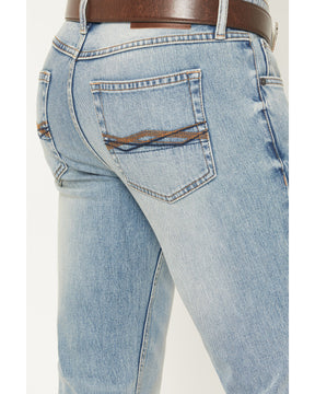 Calça Jeans Masculina RANK 45® Bunker Wash Ambush Slim Straight Stretch Denim