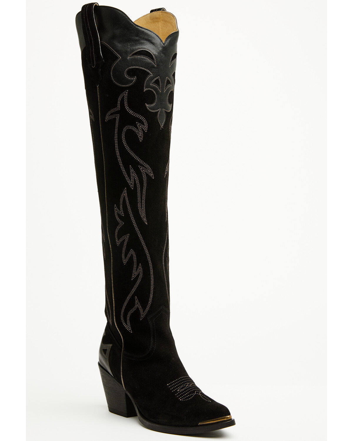 Botas Femininas Idyllwind Cordero Suede Tall Western - Bico redondo