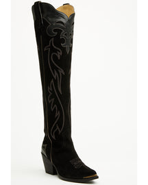 Botas Femininas Idyllwind Cordero Suede Tall Western - Bico redondo