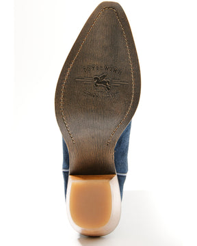 Botas Femininas Idyllwind Sawtelle Denim Western de cano alto - bico fino