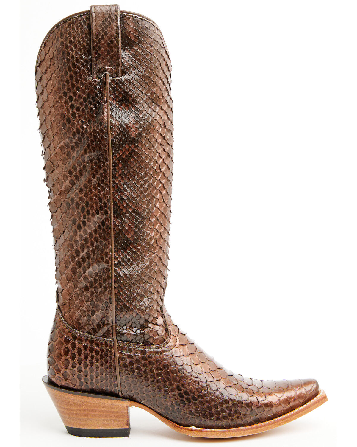 Botas Femininas Idyllwind Slay Exotic Python Tall Western - Biqueira Achatada