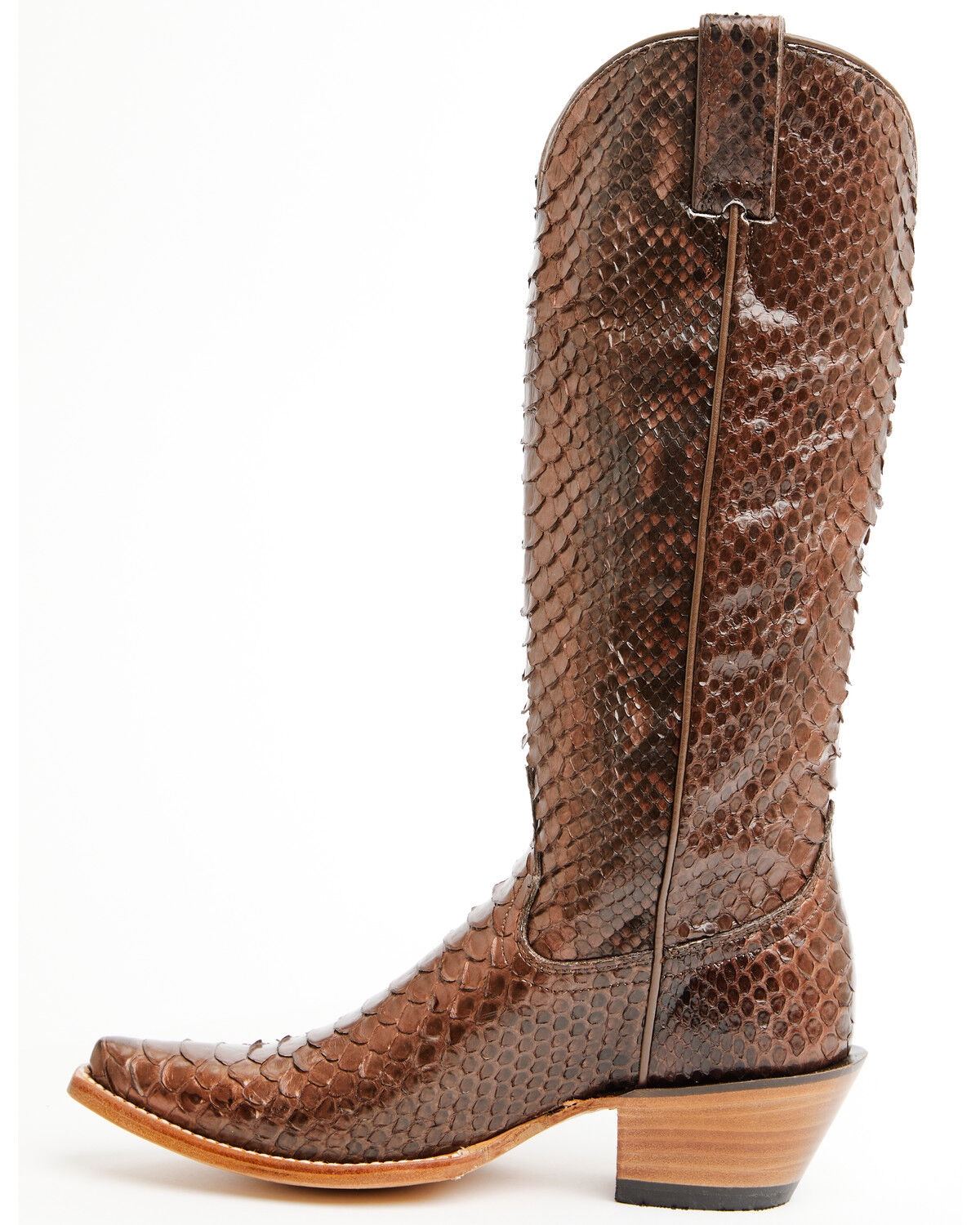 Botas Femininas Idyllwind Slay Exotic Python Tall Western - Biqueira Achatada