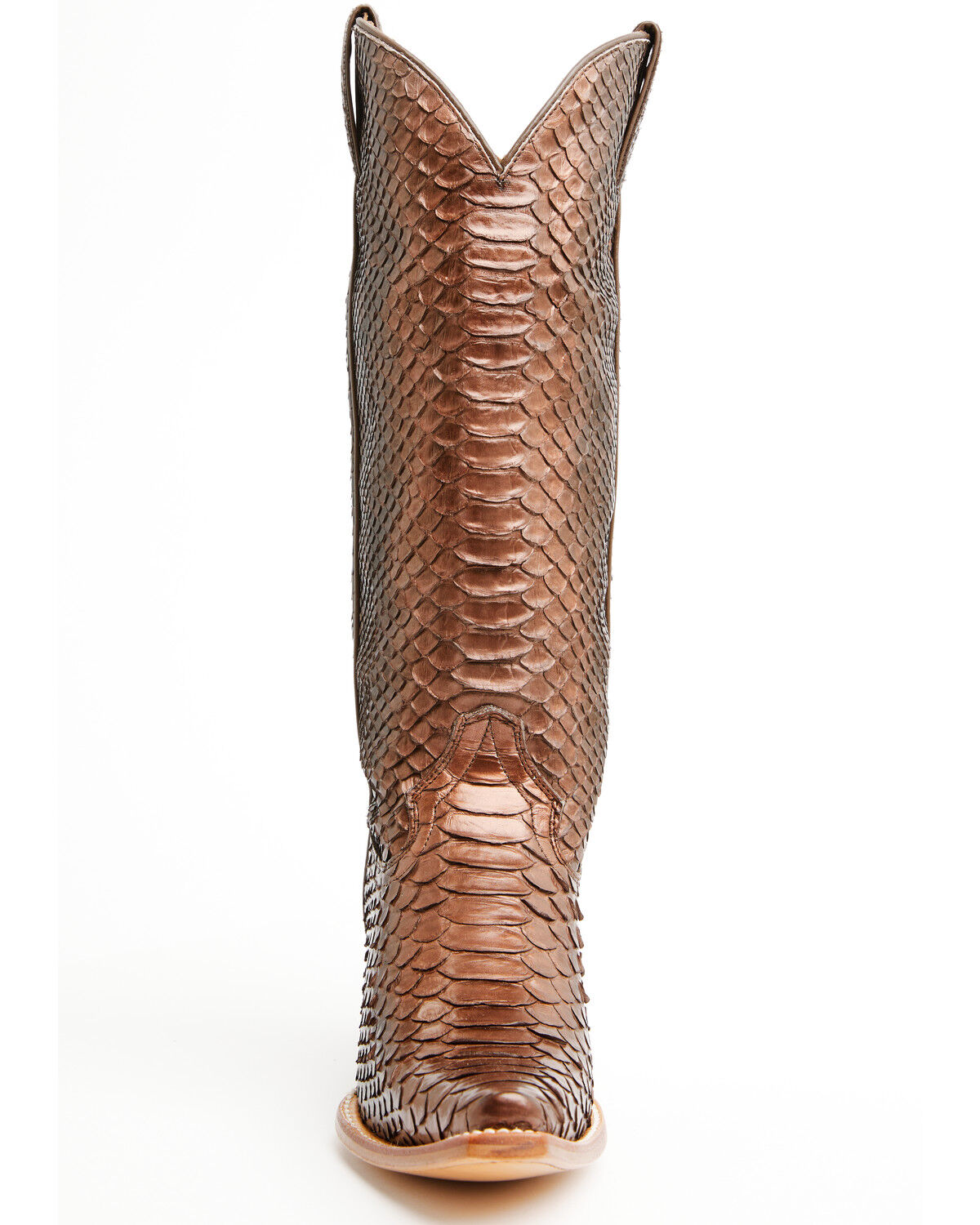 Botas Femininas Idyllwind Slay Exotic Python Tall Western - Biqueira Achatada
