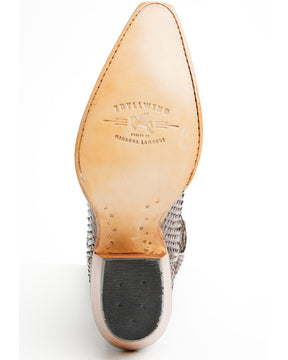 Botas Femininas Idyllwind Slay Exotic Python Tall Western - Biqueira Achatada