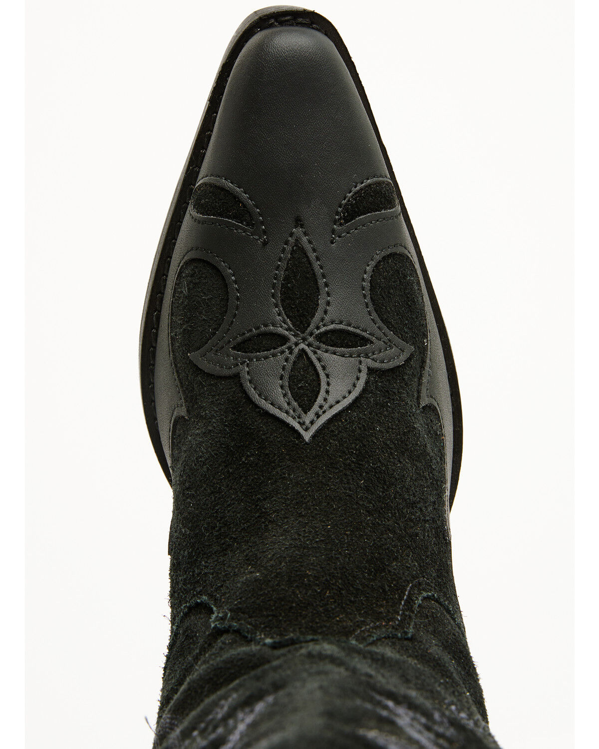 Botas Femininas Dingo Drama Queen Overlay Western de cano alto - bico redondo