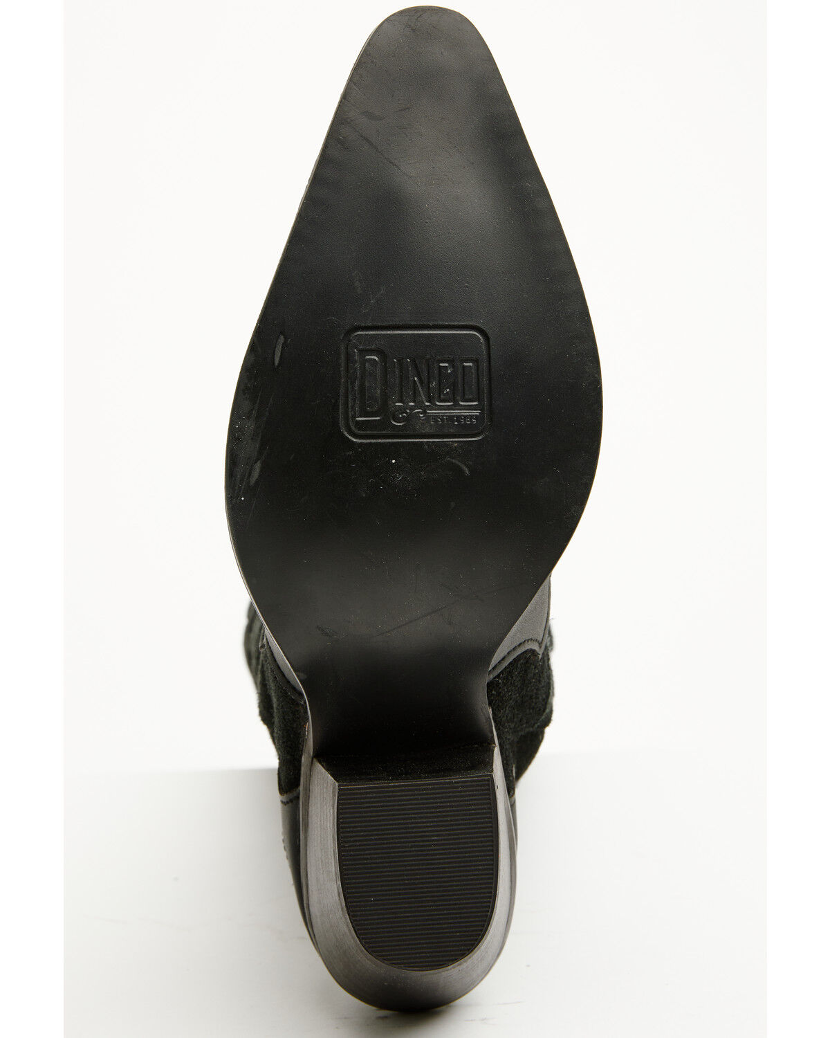 Botas Femininas Dingo Drama Queen Overlay Western de cano alto - bico redondo