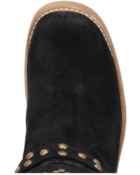 Botas Femininas Dingo Troubadour com tachas e bico redondo