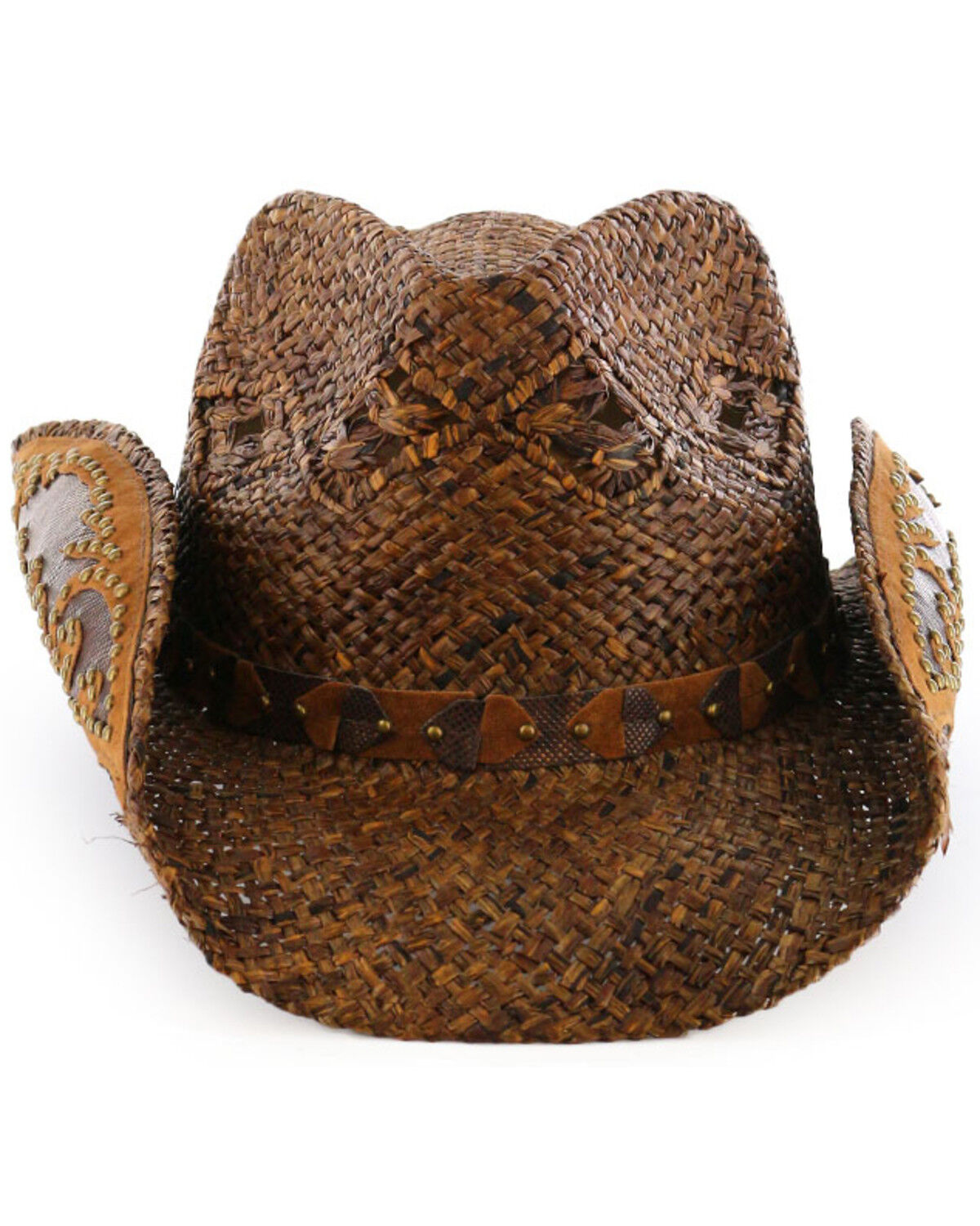 Chapéu Cowboy de palha enfeitado Feminino Shyanne