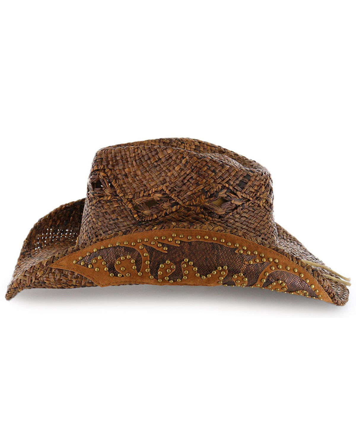 Chapéu Cowboy de palha enfeitado Feminino Shyanne