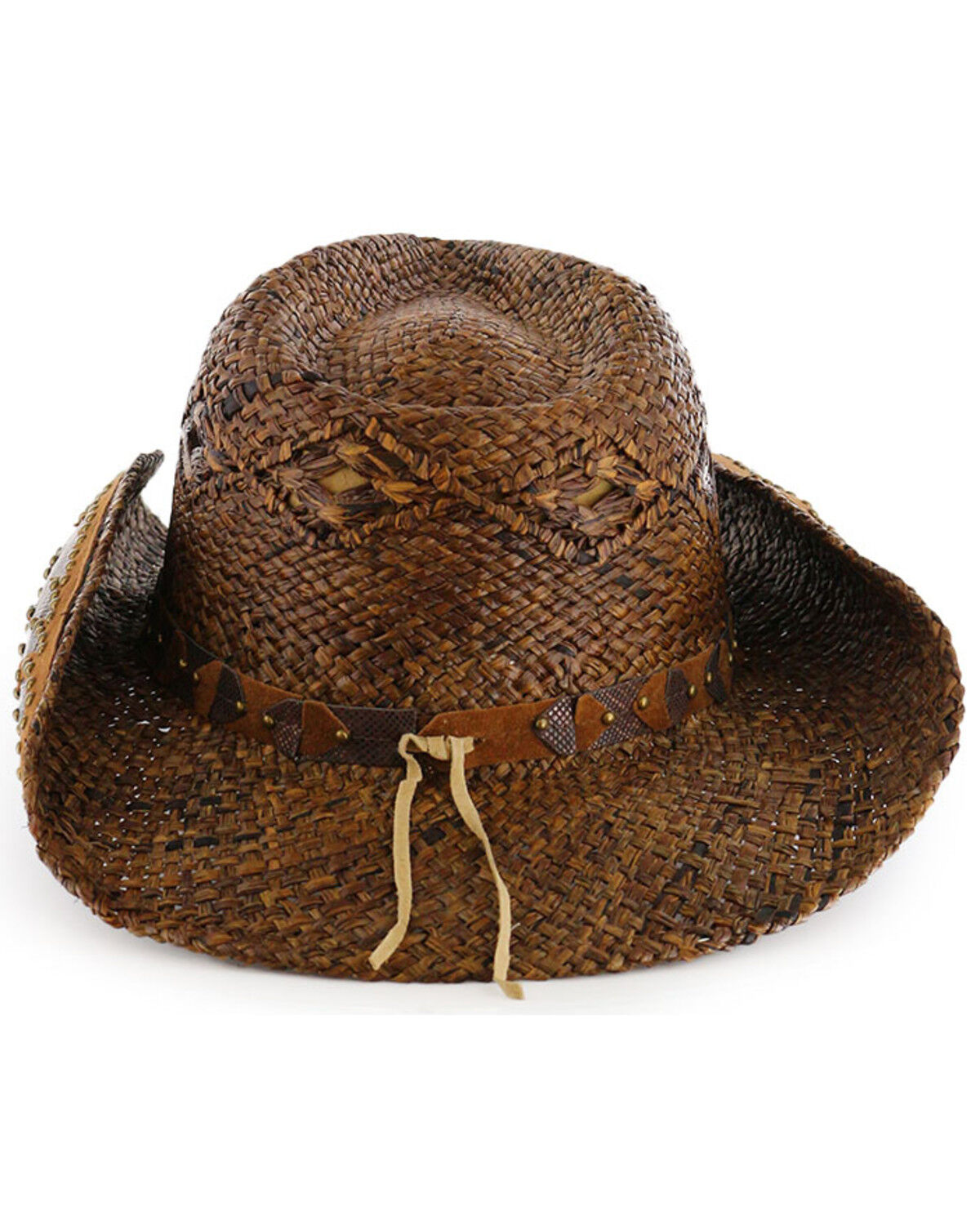 Chapéu Cowboy de palha enfeitado Feminino Shyanne